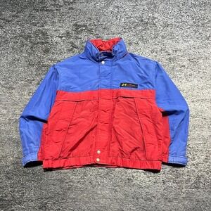 Vintage Jeff Gordon‎ Zip Up Jacket Large Red Blue Chase Authentics DuPont Racing